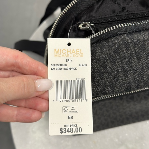 ERIN MICHAEL KORS
35F0SERB5B
BLACK
SM CON BACKPACK - Picture 6 of 7